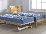 Friendship Mill Vegas 2ft6 Small Single Pine Wooden Guest Bed Frame Thumbnail