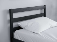 Birlea Luka 3ft Single Black Pine Wooden Bed Frame Thumbnail