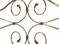 Serene Florence 3ft Antique Brass Metal Day Bed Frame with Guest Under Bed Thumbnail