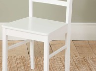 Birlea Pair Of Upton Dining Chairs In White Thumbnail