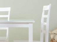 Birlea Pair Of Upton Dining Chairs In White Thumbnail