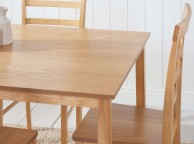 Birlea Cottesmore Rectangular Dining Set With 6 Upton Chairs In Oak Thumbnail