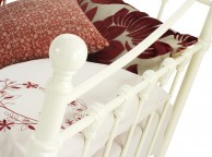 Serene Marseilles 3ft Single Ivory Metal Day Bed Thumbnail