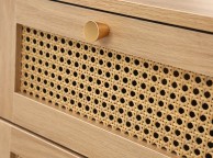 Birlea Croxley Rattan And Oak Finish 2 Drawer Bedside Thumbnail
