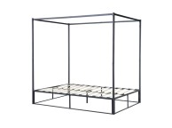 Birlea Farringdon 4ft Small Double Black Metal 4 Poster Bed Frame Thumbnail