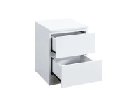 Birlea Oslo White 2 Drawer Bedside Thumbnail