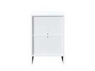 Birlea Oslo White 3 Drawer Bedside Thumbnail