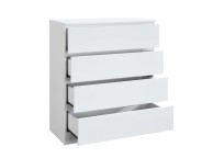 Birlea Oslo White 4 Drawer Chest Thumbnail