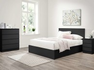 Birlea Oslo Black 4 Drawer Chest Thumbnail