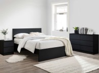 Birlea Oslo Black 4ft6 Double Bed Frame Thumbnail