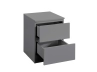 Birlea Oslo Grey 2 Drawer Bedside Thumbnail