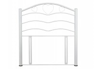 Serene Yasmin 3ft Single White Gloss Headboard Thumbnail