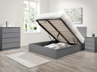 Birlea Oslo Grey 3 Drawer Bedside Thumbnail