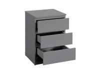 Birlea Oslo Grey 3 Drawer Bedside Thumbnail