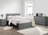 Birlea Oslo Grey 4ft6 Double Bed Frame Thumbnail