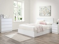 Birlea Oslo White 5ft Kingsize Ottoman Bed Frame Thumbnail