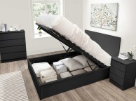 Birlea Oslo Black 4ft6 Double Ottoman Bed Frame Thumbnail