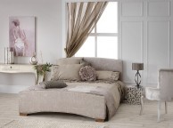 Serene Anastasia 4ft6 Double Mink Fabric Bed Frame Thumbnail