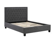 Limelight Rhea 5ft Kingsize Dark Grey Fabric Bed Frame Thumbnail