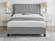 Limelight Rhea 4ft6 Double Light Grey Fabric Bed Frame Thumbnail