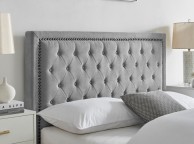 Limelight Rhea 4ft6 Double Light Grey Fabric Bed Frame Thumbnail