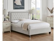 Limelight Rhea 4ft6 Double Natural Fabric Bed Frame Thumbnail
