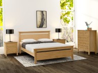 Limelight Nero 6ft Super Kingsize Oak Bed Frame Thumbnail