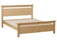 Limelight Nero 4ft6 Double Oak Bed Frame Thumbnail