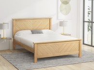 Limelight Kenji 4ft6 Double Oak Bed Frame Thumbnail