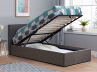 Birlea Berlin 3ft Single Grey Fabric Ottoman Bed Thumbnail