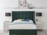 Limelight Polaris 5ft Kingsize Emerald Green Fabric Bed Frame Thumbnail
