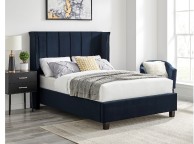 Limelight Polaris 5ft Kingsize Navy Blue Fabric Bed Frame Thumbnail