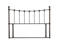 Serene Marseilles 4ft6 Double Black Metal Headboard Thumbnail