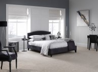 Serene Charlotte 6ft Super Kingsize Charcoal Fabric Bed Frame Thumbnail