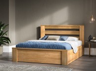 Emporia Charnwood 4ft6 Double Solid Oak Ottoman Bed Frame Thumbnail