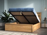 Emporia Modena 5ft Kingsize Solid Oak Ottoman Bed Frame Thumbnail
