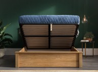 Emporia Monaco 4ft6 Double Solid Oak Ottoman Bed Frame Thumbnail