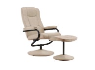 Birlea Memphis Wheat Fabric Swivel Chair And Stool Thumbnail