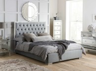 Birlea Chelsea 5ft Kingsize Grey Fabric Bed Frame Thumbnail