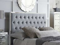 Birlea Chelsea 5ft Kingsize Grey Fabric Bed Frame Thumbnail