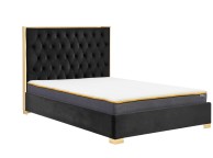 Birlea Chelsea 4ft6 Double Black Fabric Bed Frame Thumbnail
