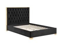 Birlea Chelsea 4ft6 Double Black Fabric Bed Frame Thumbnail