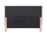 Birlea Halfden 5ft Kingsize Wood And White Boucle Fabric Bed Frame Thumbnail
