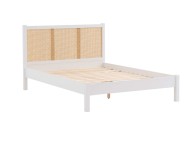 Birlea Croxley Rattan And White Finish 5ft Kingsize Bed Frame Thumbnail