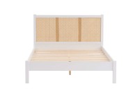 Birlea Croxley Rattan And White Finish 5ft Kingsize Bed Frame Thumbnail