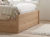 Birlea Croxley Rattan And Oak Finish 4ft6 Double Ottoman Bed Frame Thumbnail