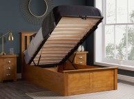 Birlea Phoenix 3ft Single Oak Finish Ottoman Lift Wooden Bed Frame Thumbnail
