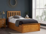 Birlea Phoenix 3ft Single Oak Finish Ottoman Lift Wooden Bed Frame Thumbnail