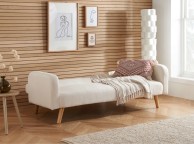 Birlea Micah White Boucle Teddy Fabric Sofa Bed Thumbnail