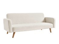Birlea Micah White Boucle Teddy Fabric Sofa Bed Thumbnail